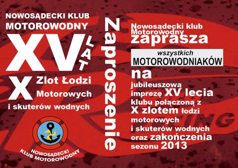 Uroczyste Zakończenie Małopolskiego Sezonu Motorowodnego – 2013